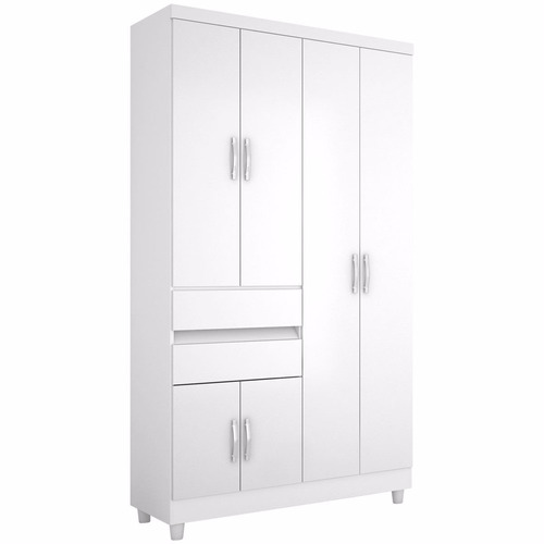 Berço E Guarda-roupa 6 Portas 2 Gavetas Araplac 1160