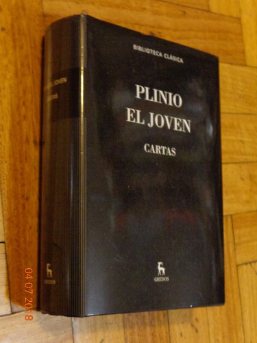 Plinio El Joven. Cartas. Biblioteca Clásica Gredos