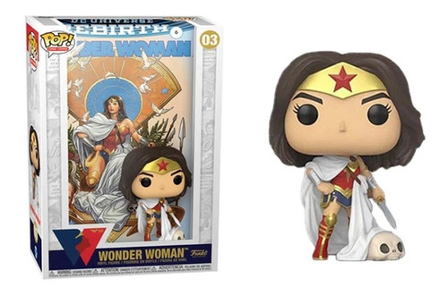 Funko Pop Comic Covers Wonder Woman #03 Dc Mujer Maravilla