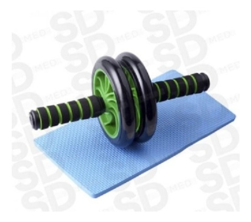 Rueda Abdominal Doble Gruesa Con Colchoneta