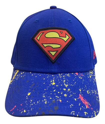 New Era Gorra Superman Ajustable Snapback Juvenil Azul Ajustable Juvenil Geométrico