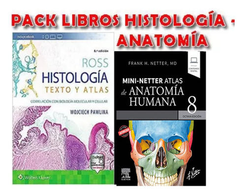 Pack Ross Histologia Y Netter Mini Atlas Anat Libros Nuevos