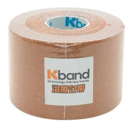 Bandagem Elástica Adesiva Kinesio K Band Bege - Nature
