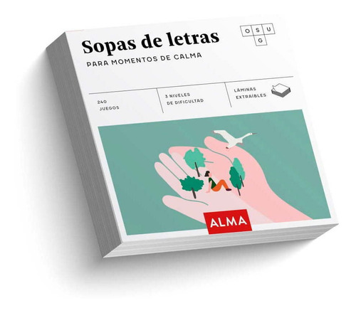 Sopas De Letras Para Momentos De Calma, de ANDERS PRODUCCIONES. 0 Editorial ALMA GROH, tapa blanda en español, 2022