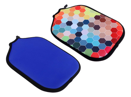 2 Piezas 2x Pickleball Paddle Cover Con Cremallera Case