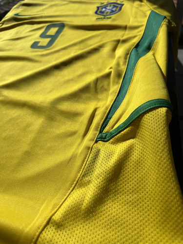 Camiseta Fútbol Brasil Mundial 2002 - Ronaldo 9