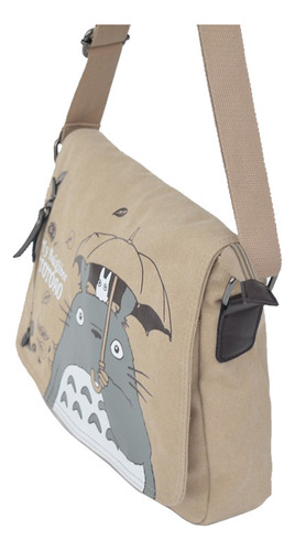 Bolso De Hombro De Lona Miyazaki Totoro Cat.