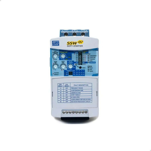 Chave De Partida Softstarter Ssw07 30a 10cv220v 20cv380v Weg