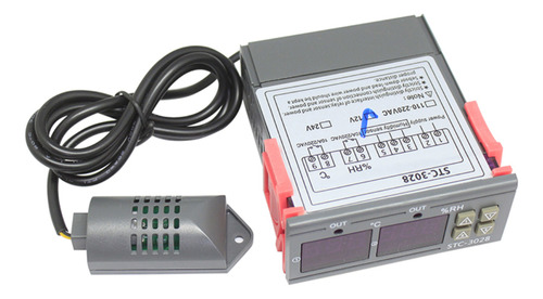 Controlador Digital De Temperatura Y Humedad Stc-3028