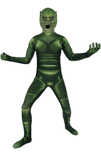 Disfraz De Duende Verde Para Adultos/talla M