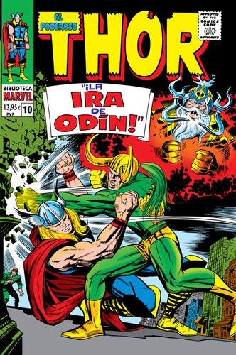 Biblioteca Marvel. El Poderoso Thor 10, De Jack Kirby, Stan Lee. Editorial Panini Comics, Tapa Blanda En Español, 2025
