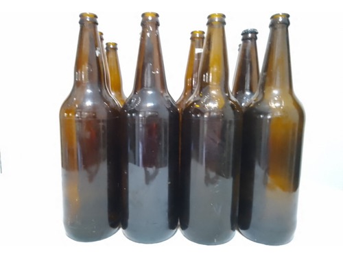 40 Envases De Cerveza Retornable Vacías. Marrón Oscuro (Usado)