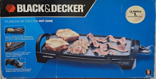 Plancha De Cocción Hot Zone Black & Decker Gr0215g-ar