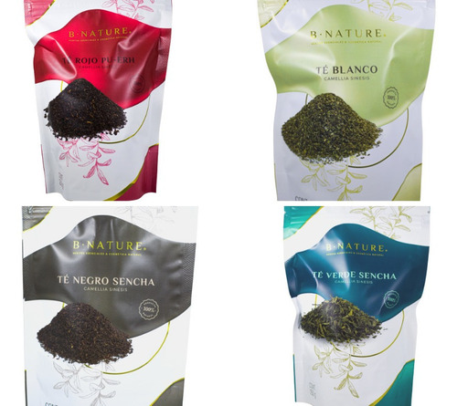 Té Verde Té Negro Té Rojo Té Blanco.