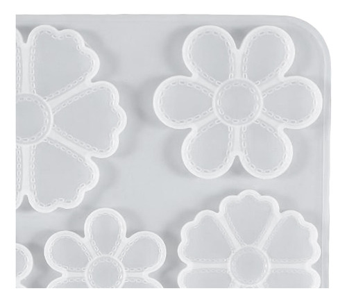 Molde Colgante De Flor De Silicona Para Hacer Joyas, Molde