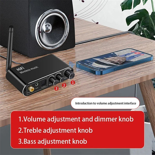 Receptor De Audio Inalámbrico Bluetooth, Convertidor Dac C