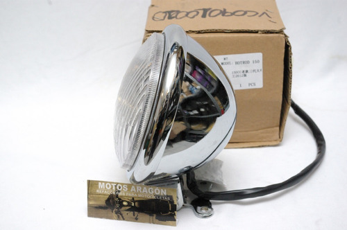 Faro Metalico Cromado Original Vento Hot Rod