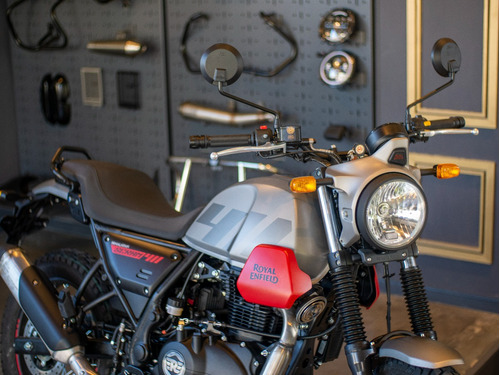 Imagen 24 de 25 de Royal Enfield Scram 411 Graphite Red Entrega Inmediata