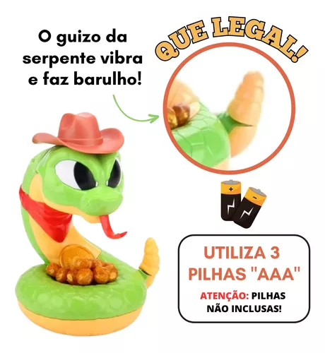 Brinquedo Tesouro Da Serpente Jogo De Estratégia Educativo