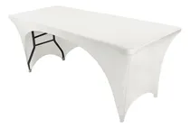 Comprar Mantel Elástico Para Mesa Ajustable Color Marfil