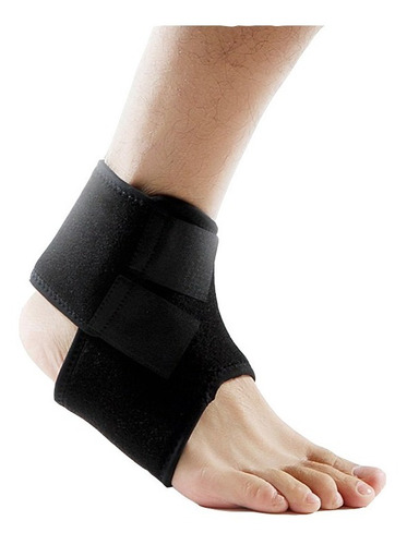 Pack X2 Tobillera Deportiva Neoprene Ajustable Deportiva Negro