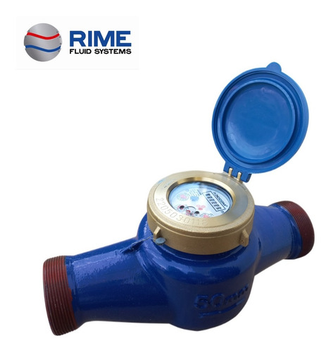 Medidor De Agua De 2 Roscado En Hierro C/ Niples Y Coples