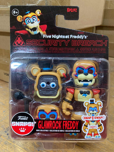 Glamrock Freddy Five Nights At Freddys Funko Snap Original