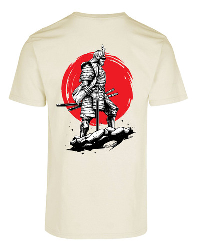 Playera Cuello Redondo Diseño Samurai Iii 100% Algodón