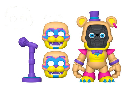 Glamrock Freddy com vestiário Fnaf Funko Snaps