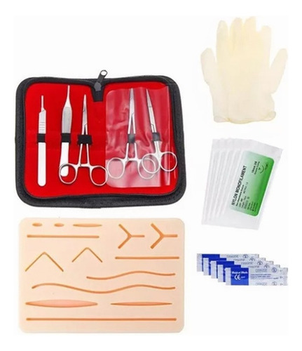 Kit De Entrenamiento Sutura Quirúrgica Silicona