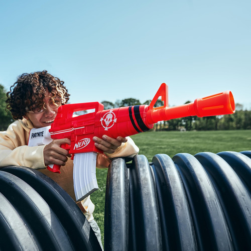 Blaster Nerf Fortnite Insightful Motorizado Com 10 Dardos El