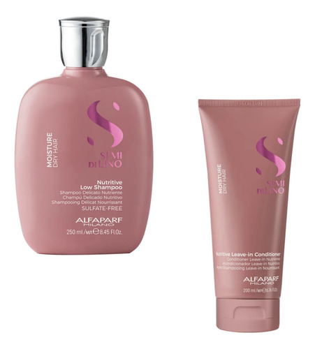 Shampoo Sem Sulfato + Creme Leave-in Alfaparf Moisture