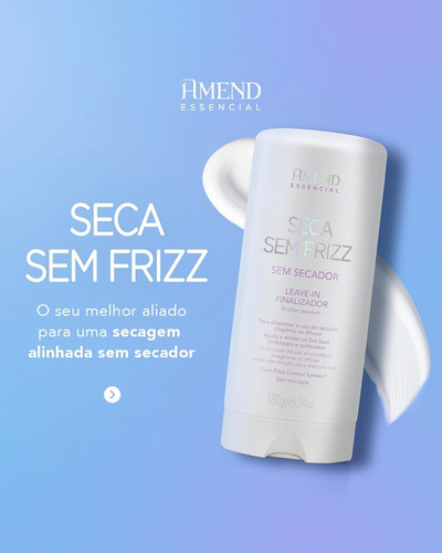 Amend Kit Millenar Óleos Japonese 4 Produtos + Seca Sem Friz