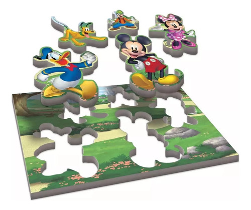 Puzzle Mis Primeros Encastres Mickey Minnie Disney Junior