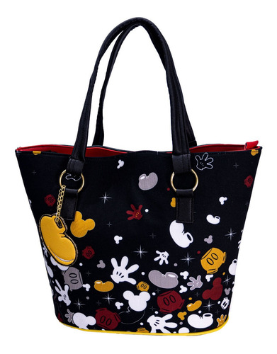 Imagen 5 de 5 de Bolsa Morral Dama Micky Mouse Mickey Alta Calidad
