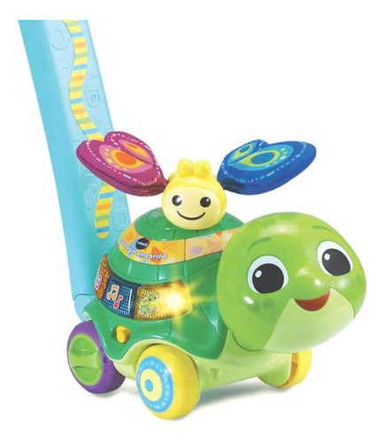 Andador Tortuga Andarina Con Movimiento Luces Vtech Baby Color Verde