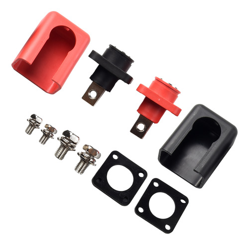 Conector De Batería Binding Post, Terminal Negro Y Rojo