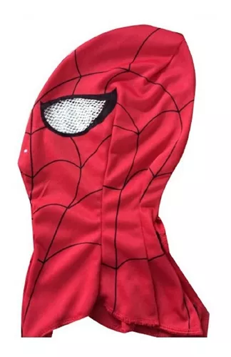 Máscara Cosplay Espetacular Homem Aranha Desenho Fantasia Realista Top