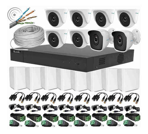 Imagen 5 de 10 de Combo Hilook Dvr 1080p 16 Ch + 8 Cámaras 1080p + Obsequio