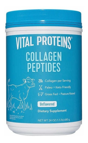 Imagen 2 de 4 de Vital Proteins Collagen Peptides, Colágeno 680 G.