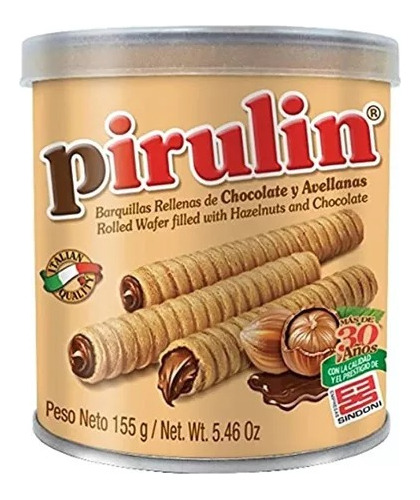 Pirulin De Chocolate Pack De 3