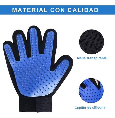 2 Pzas Guantes Removedor Pelo Para Mascotas,