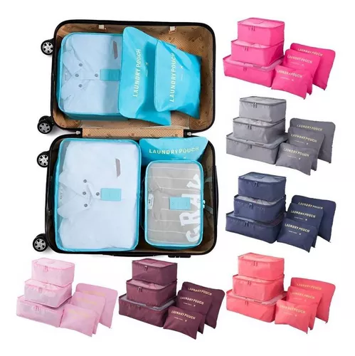 Organizador de maleta para viaje (6pcs) –