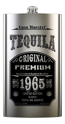 Tequila Casa Maestri Blanco (flask) 1750 Ml