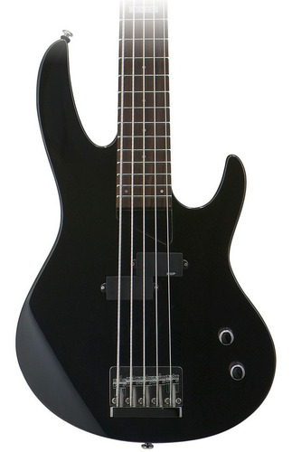 Bajo Electrico 5 Cuerdas Esp B15 Con Funda Color Negro Orientación De La Mano Diestro