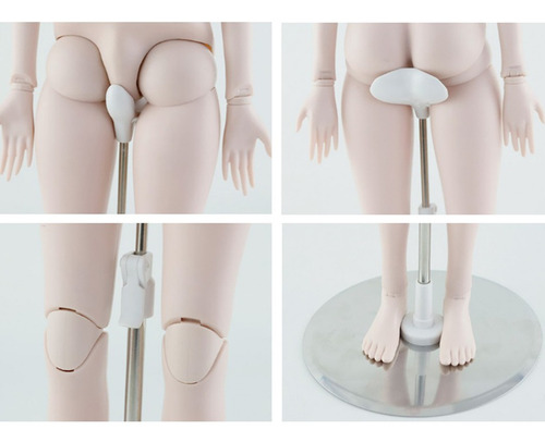 Pack Of -15inch Adjustable Doll Metal Stand Holder 1/3 1/4