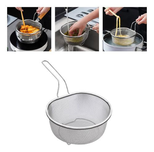 Colador De Malla Para Ollas Calientes, Malla Fina De 21 Cm