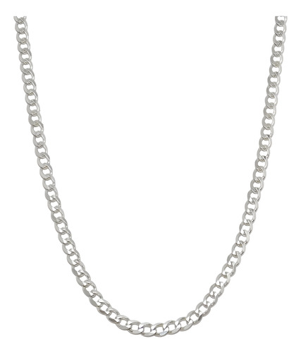 2 Cadena Eslabón / Acero Inoxidable / Collar Unsex Calidad Plateado