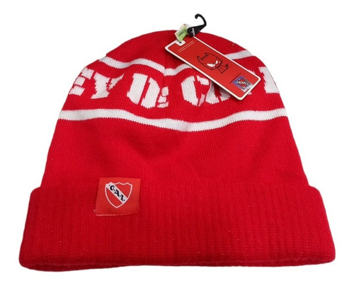 Gorro De Lana Futbol Club Atletico Independiente Diablo