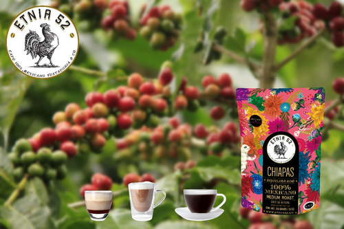 Imagen 3 de 5 de Café En Grano Etnia 52 - 454 Gramos